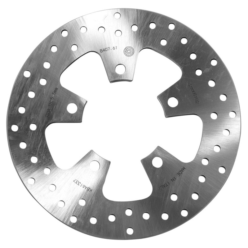 Kawasaki ZX-7R Ninja Brake Rotor (1) - Rear - Brembo OE Powersports - Slotted - `96-`02